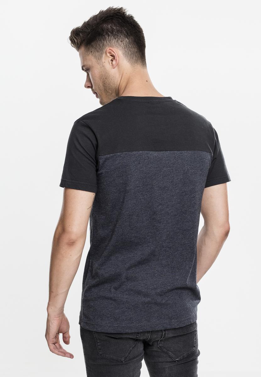 3-Tone Pocket T-Shirt Cha/blk/gry