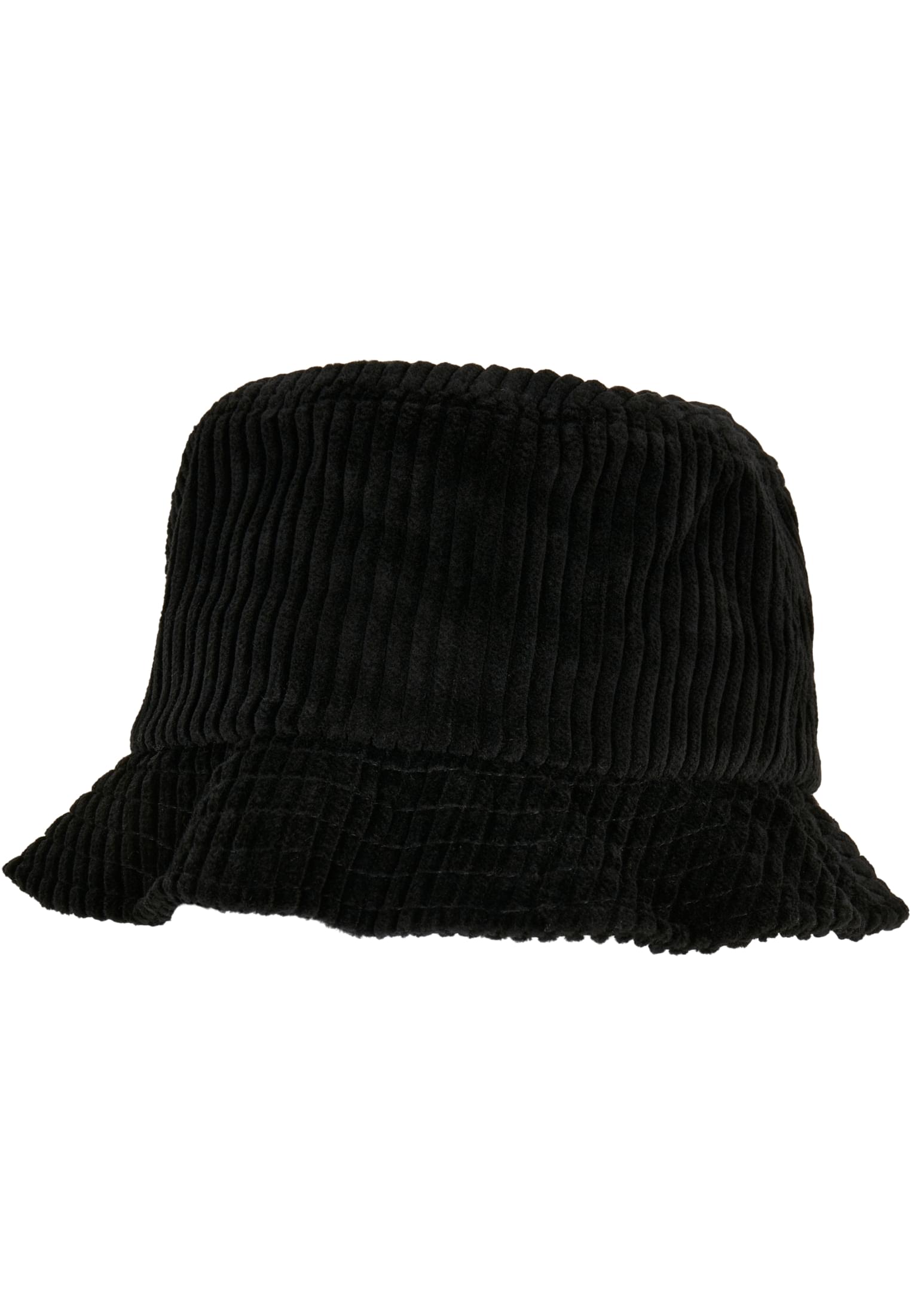 Large Corduroy Hat Black