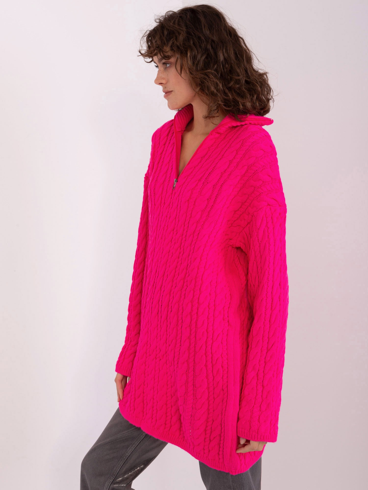 Sweater-BA-SW-0282.13P-fluo Pink