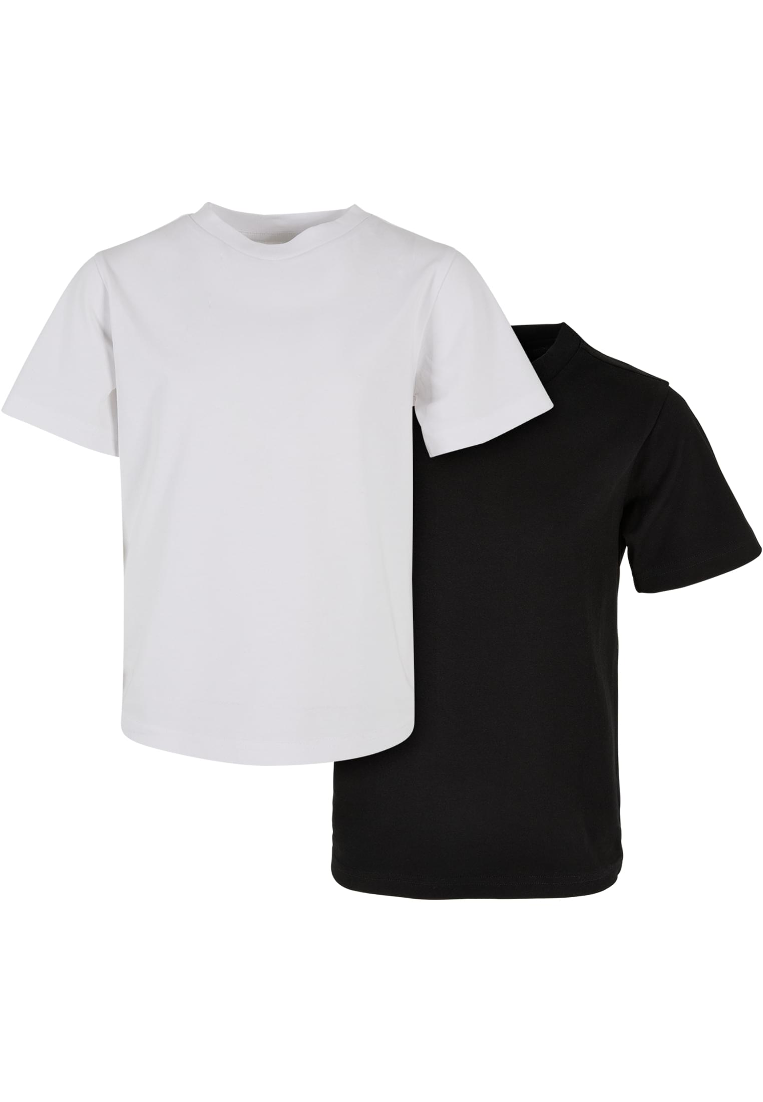 Levně Chlapecké organické základní tričko 2-balení bílá/černá