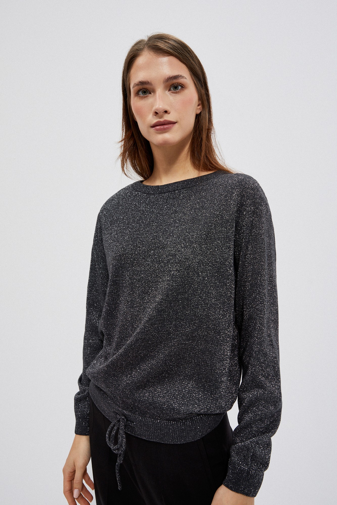 Pulover cu fir metalic