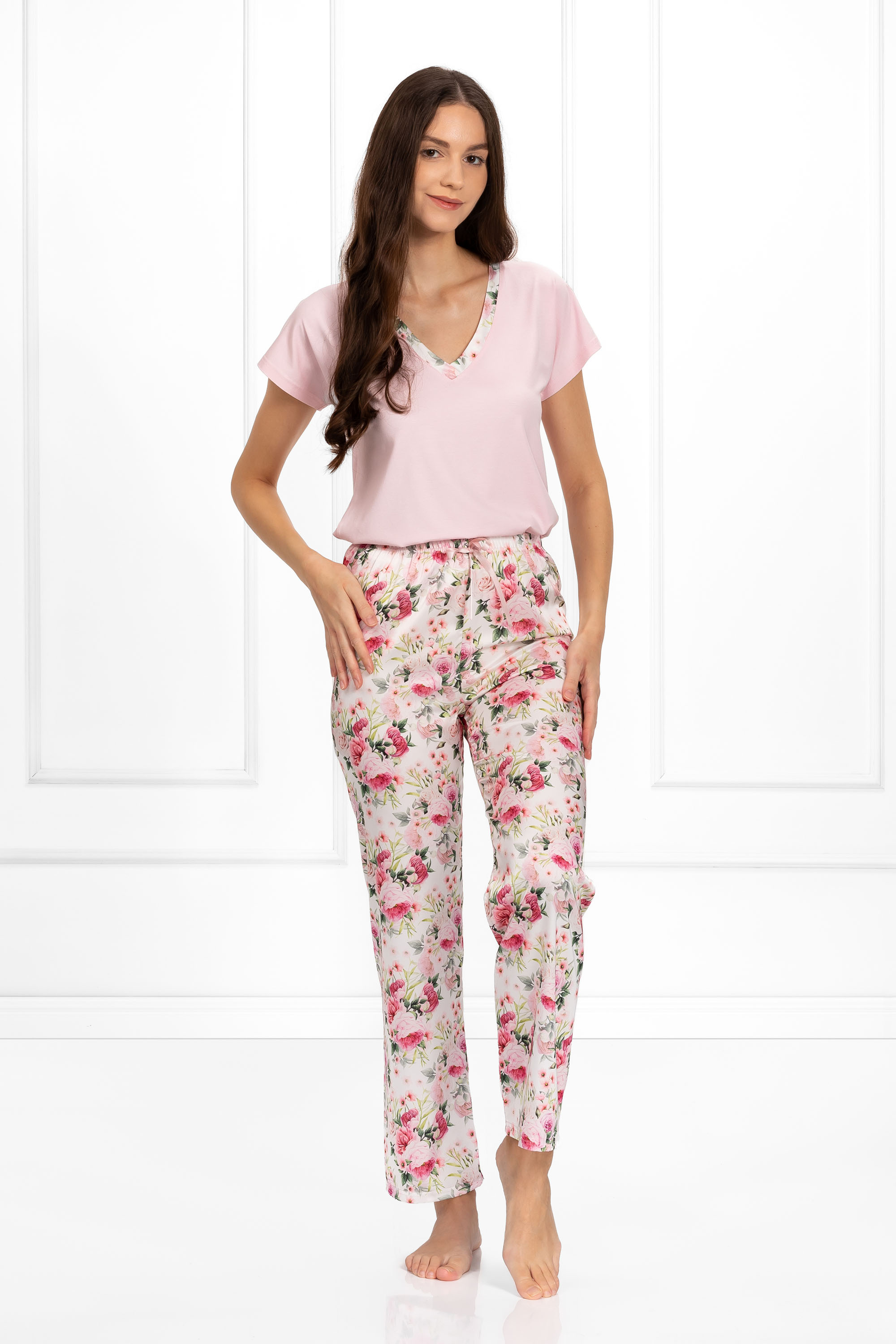 Levně Růžové pyžamo Ines