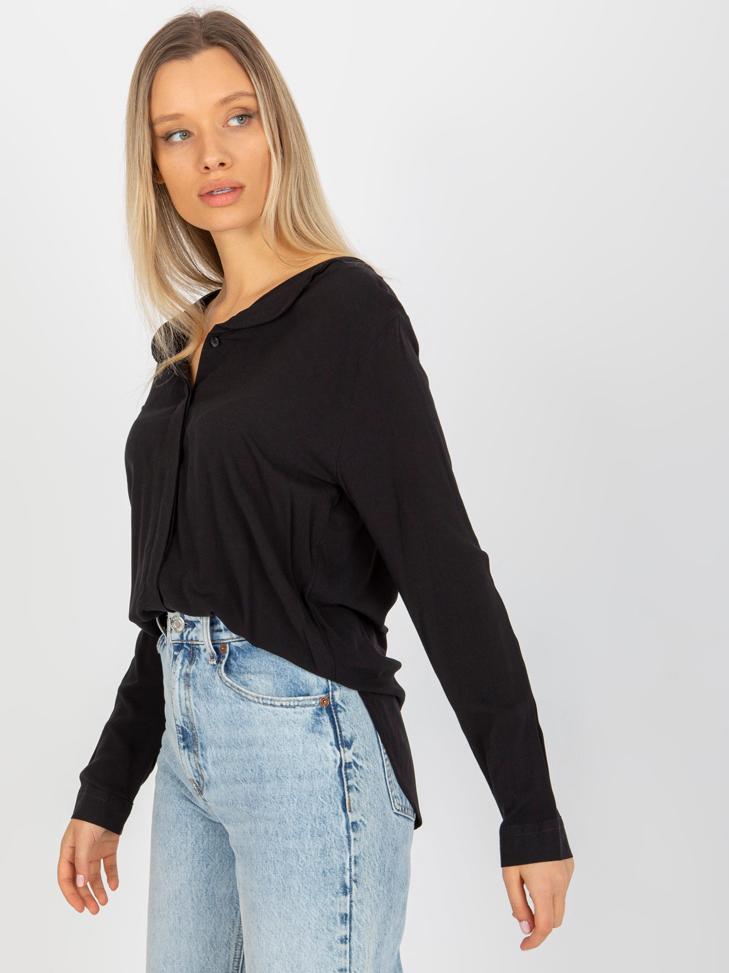 Blouse-D73761M10997C-black