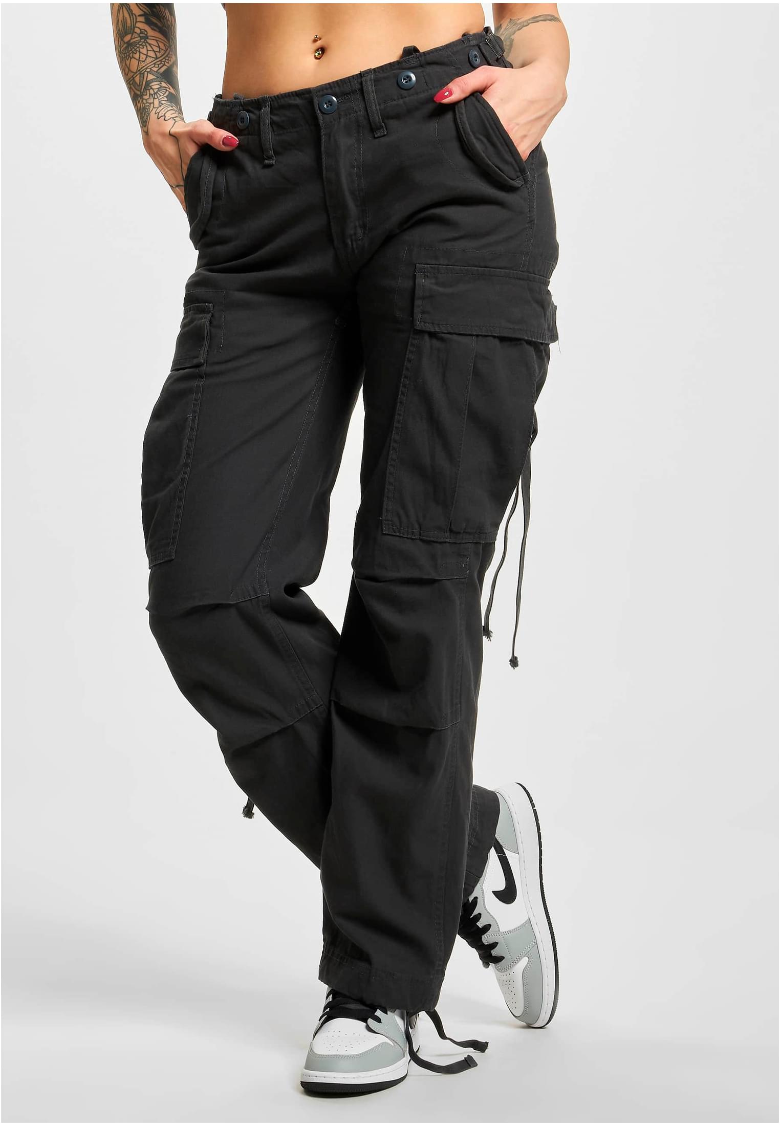 Women's Trousers M-65 Cargo In Anthracite