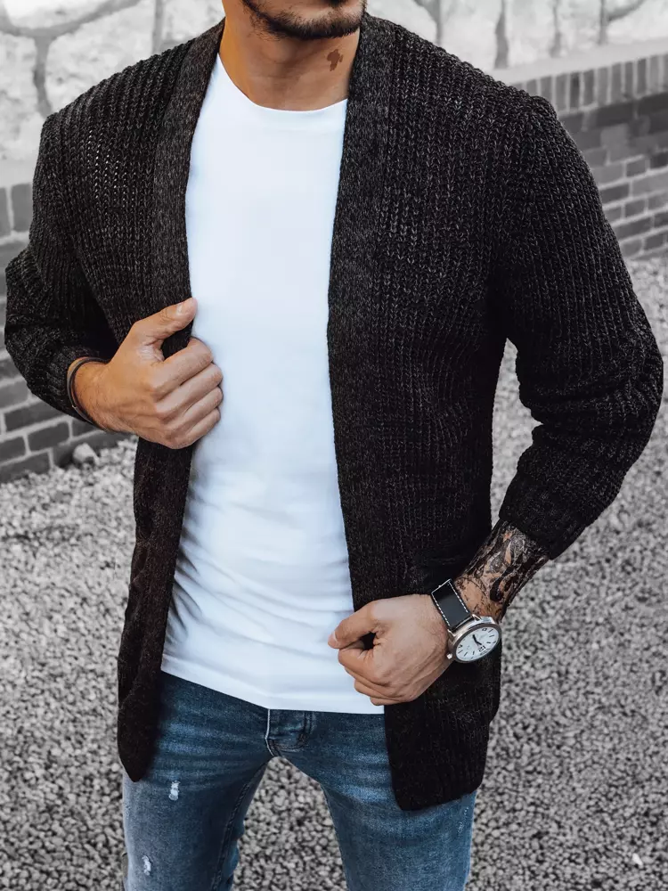 Men's dark gray sweater Dstreet