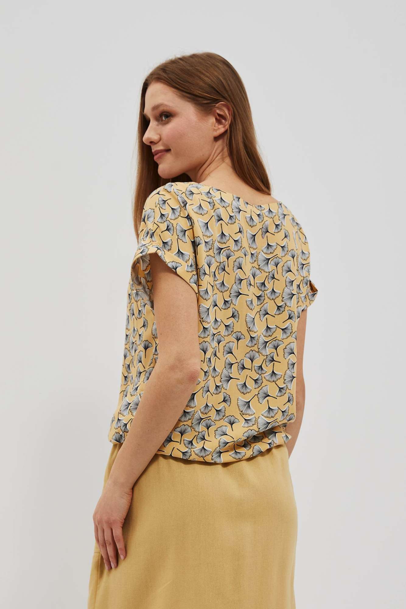 WOMEN'S SHIRT L-KO-4044 L.Honey