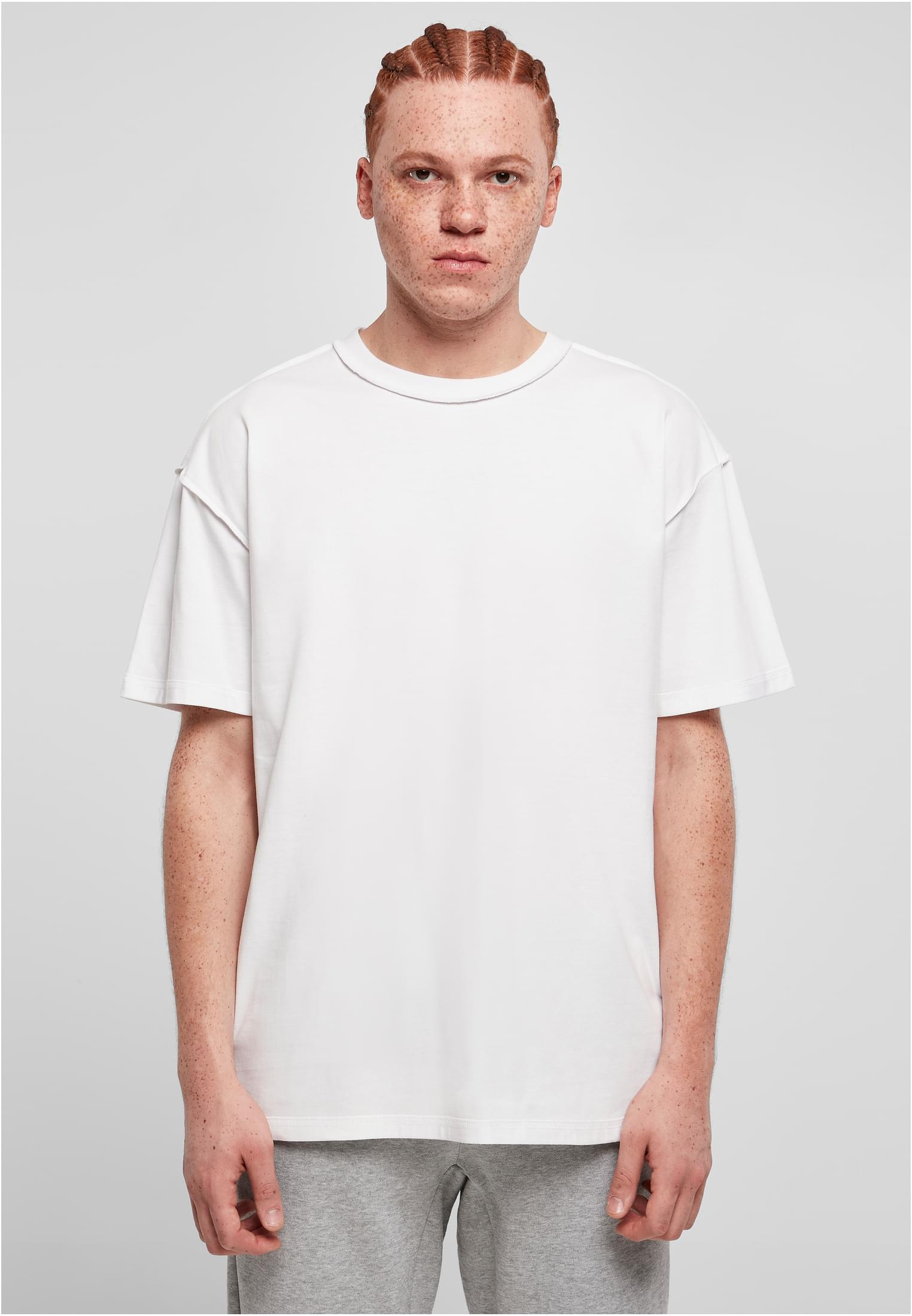 Oversized T-shirt Inside Out White