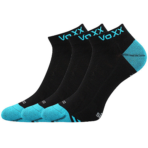 Levně 3PACK ponožky VoXX bambusové černé