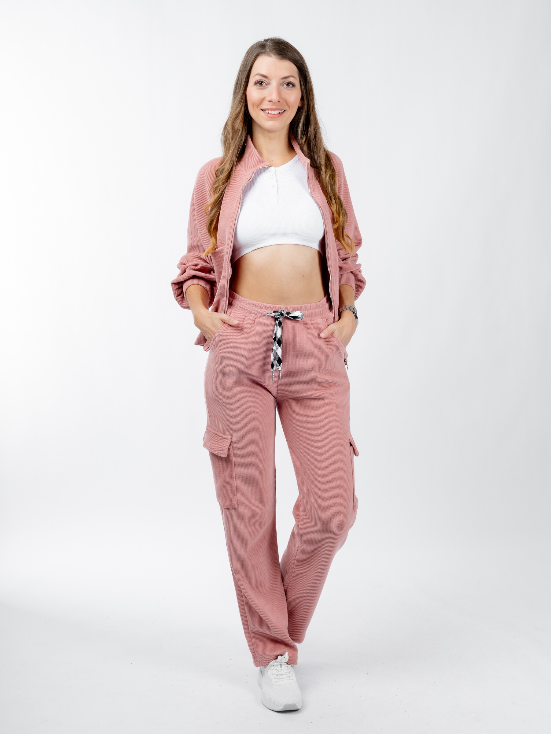 Women&#039;s tracksuit GLANO - pink