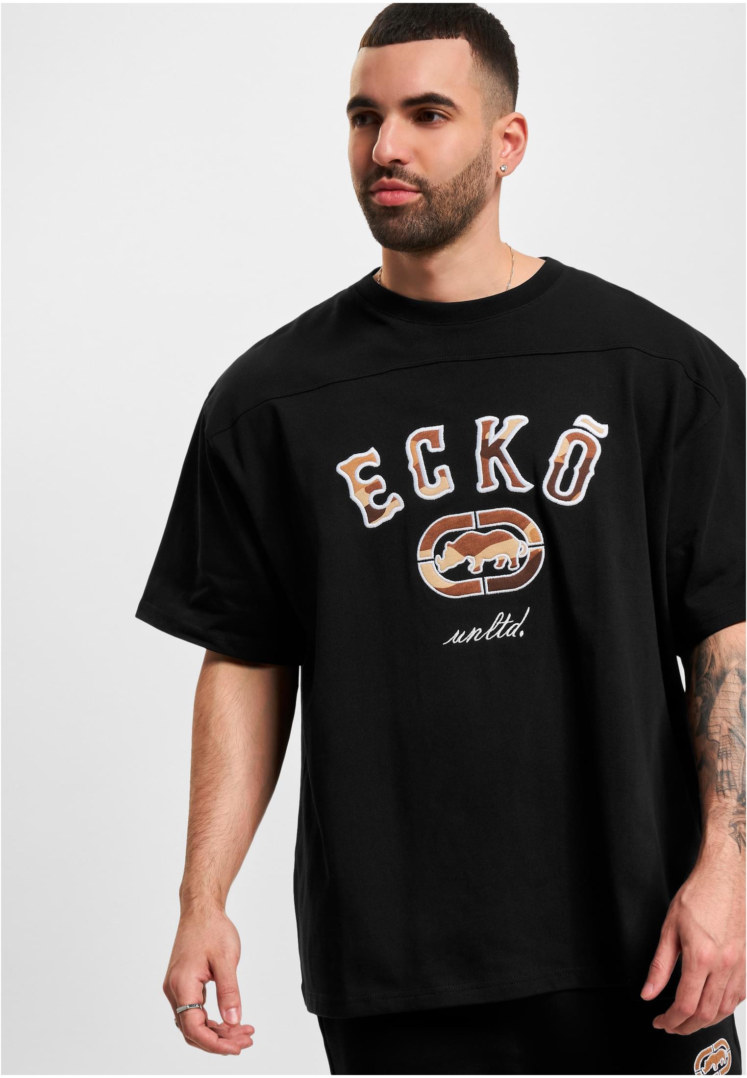 Společnost Ecko Unltd. Camouflage T-shirt Boxy Cut