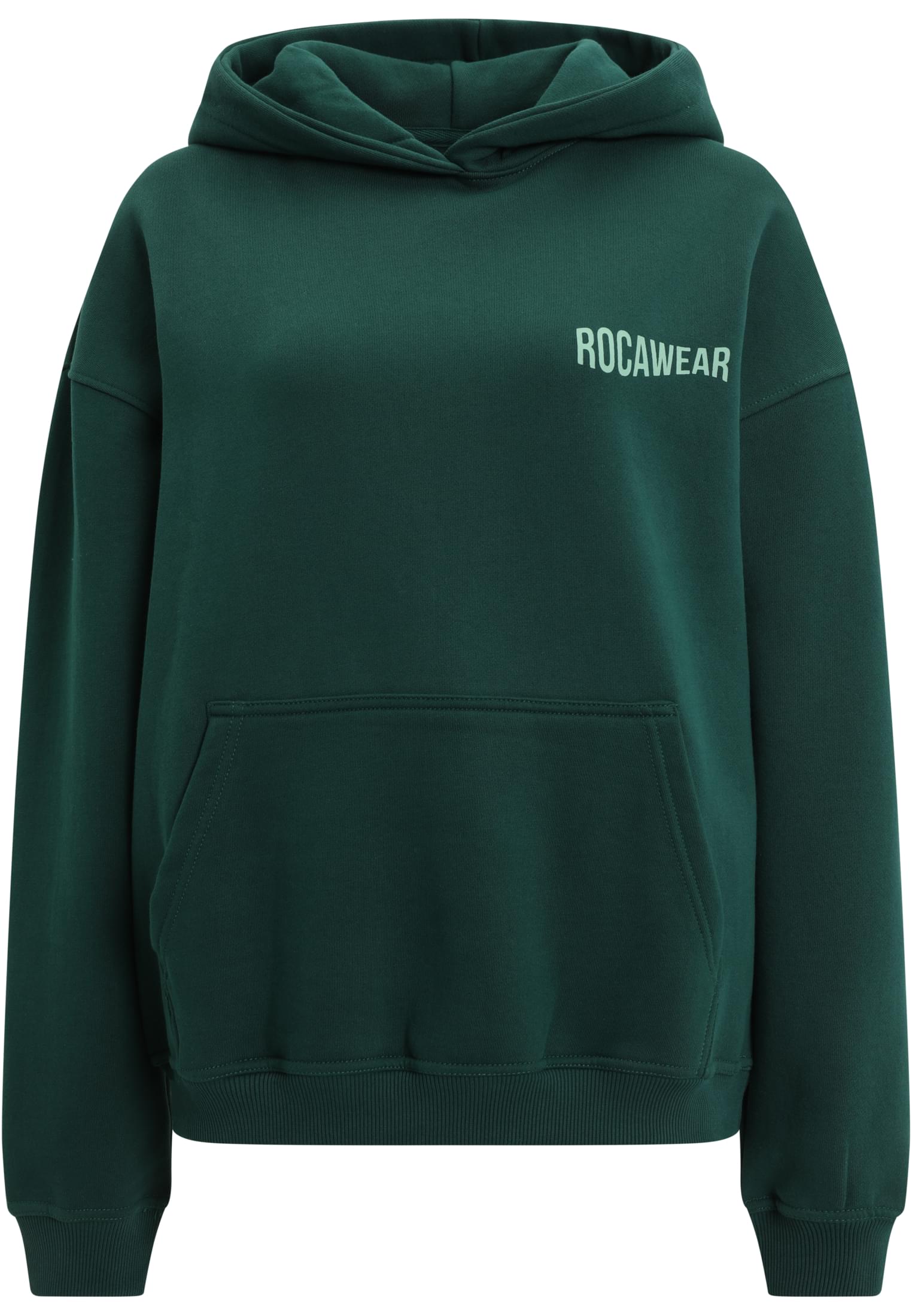 Women's Sweatshirt Typo Hoody Green