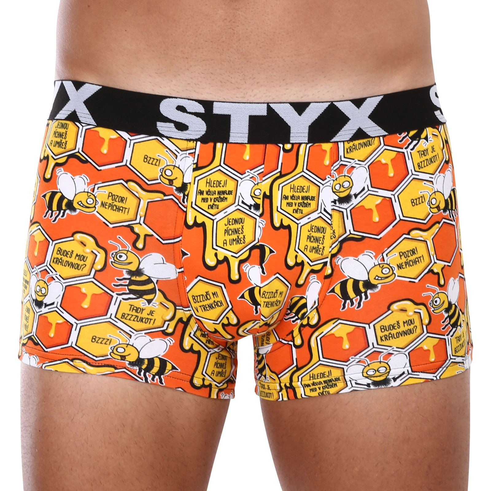 Men's Boxers Styx Art Sports Rubber Oversized Bees