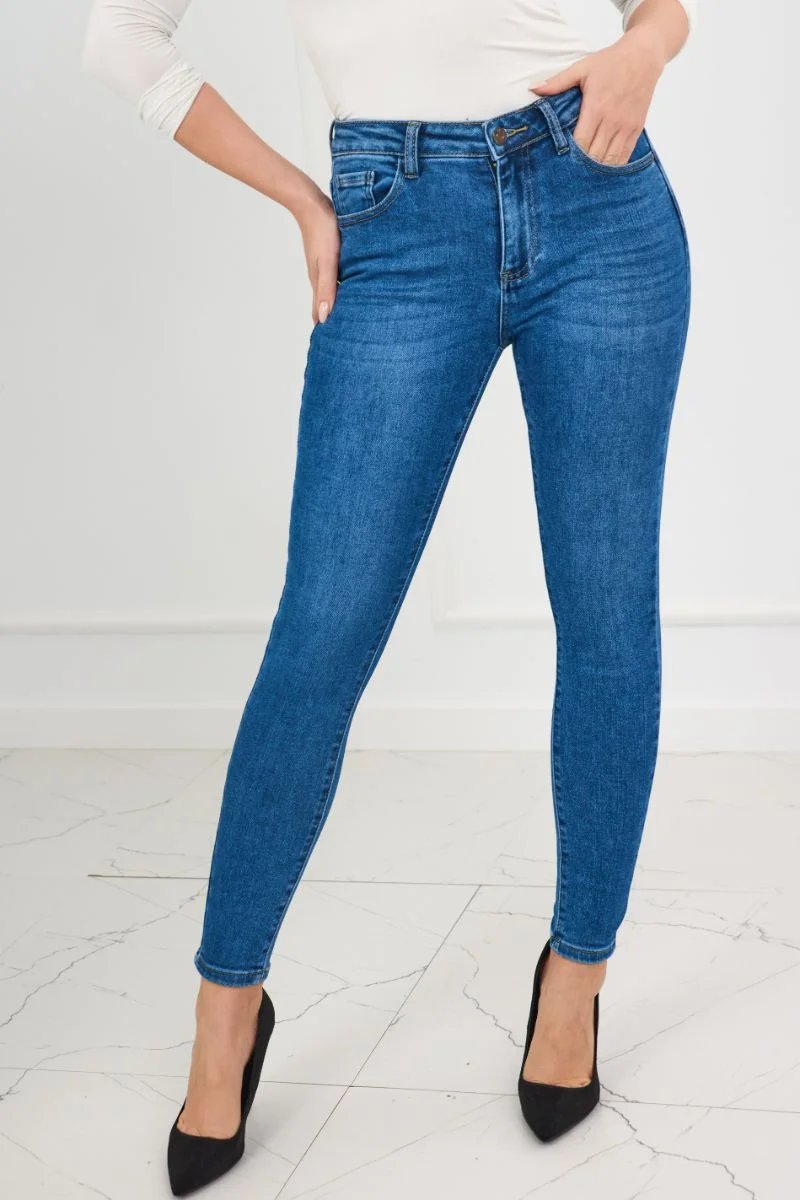 Levně Klasické úzké džíny