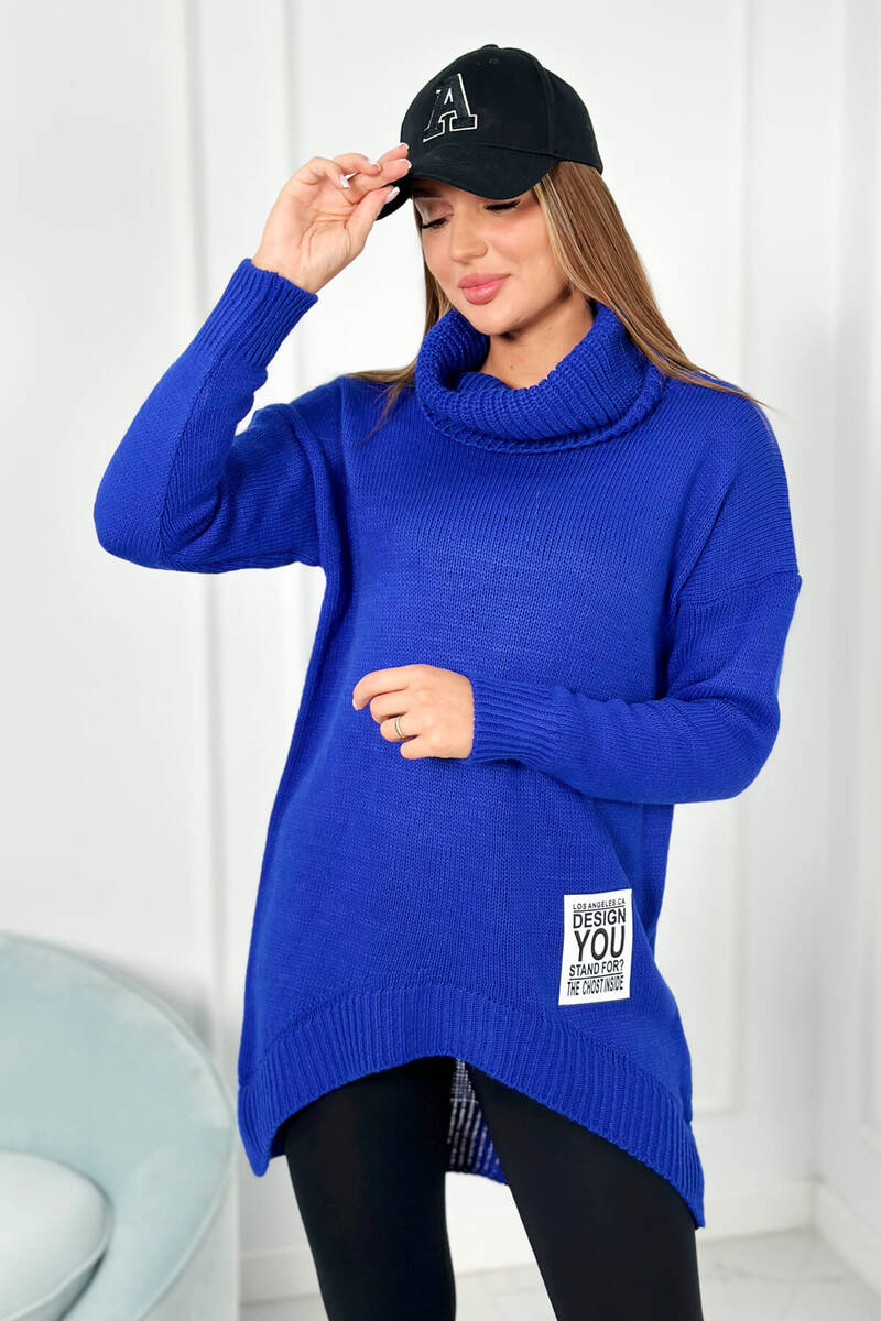 Turtleneck Sweater Cornflower Blue