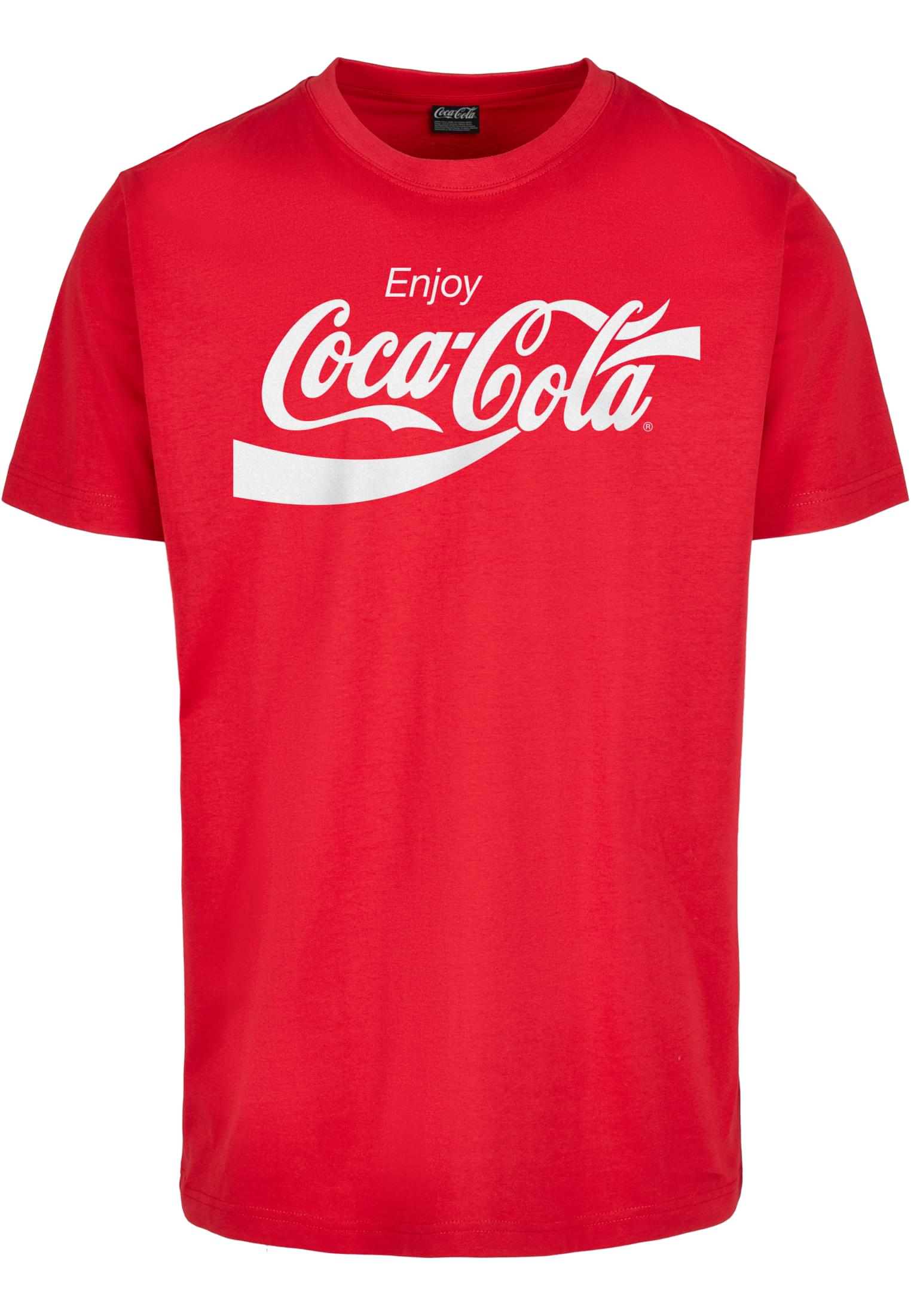 Men's T-shirt with Coca Cola logo red