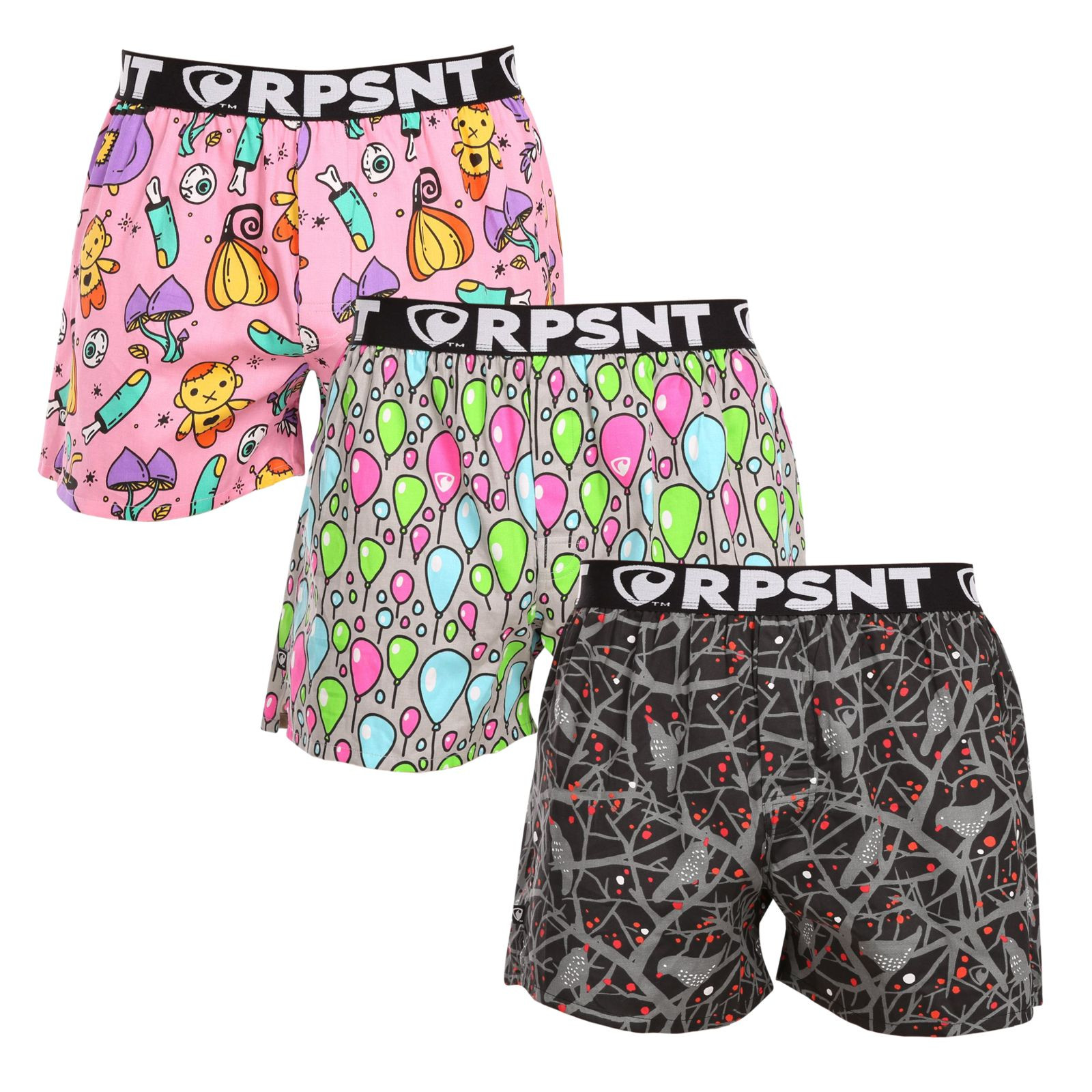 3PACK Mens Shorts Represent exclusive Mike