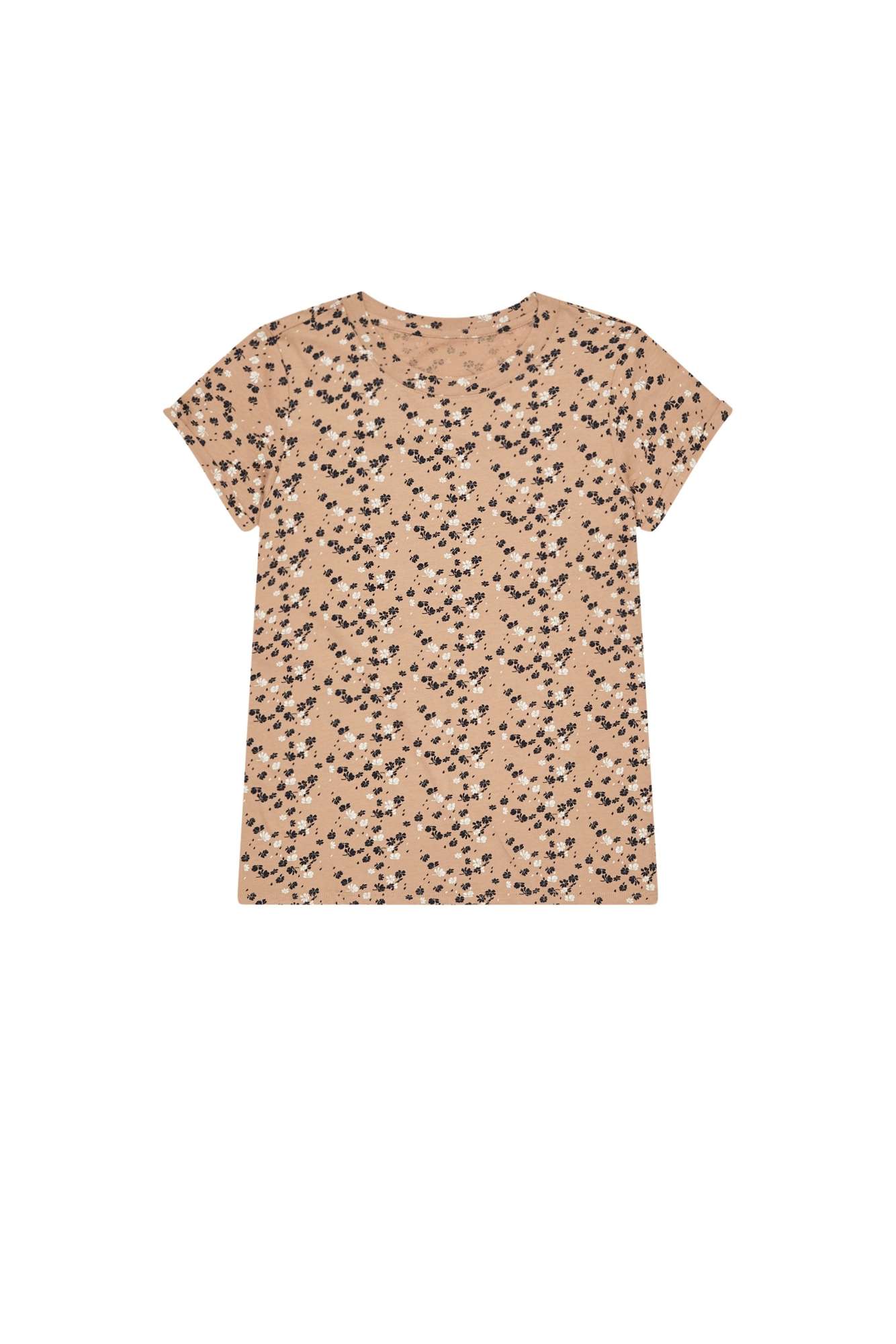 Blouse with a small floral print