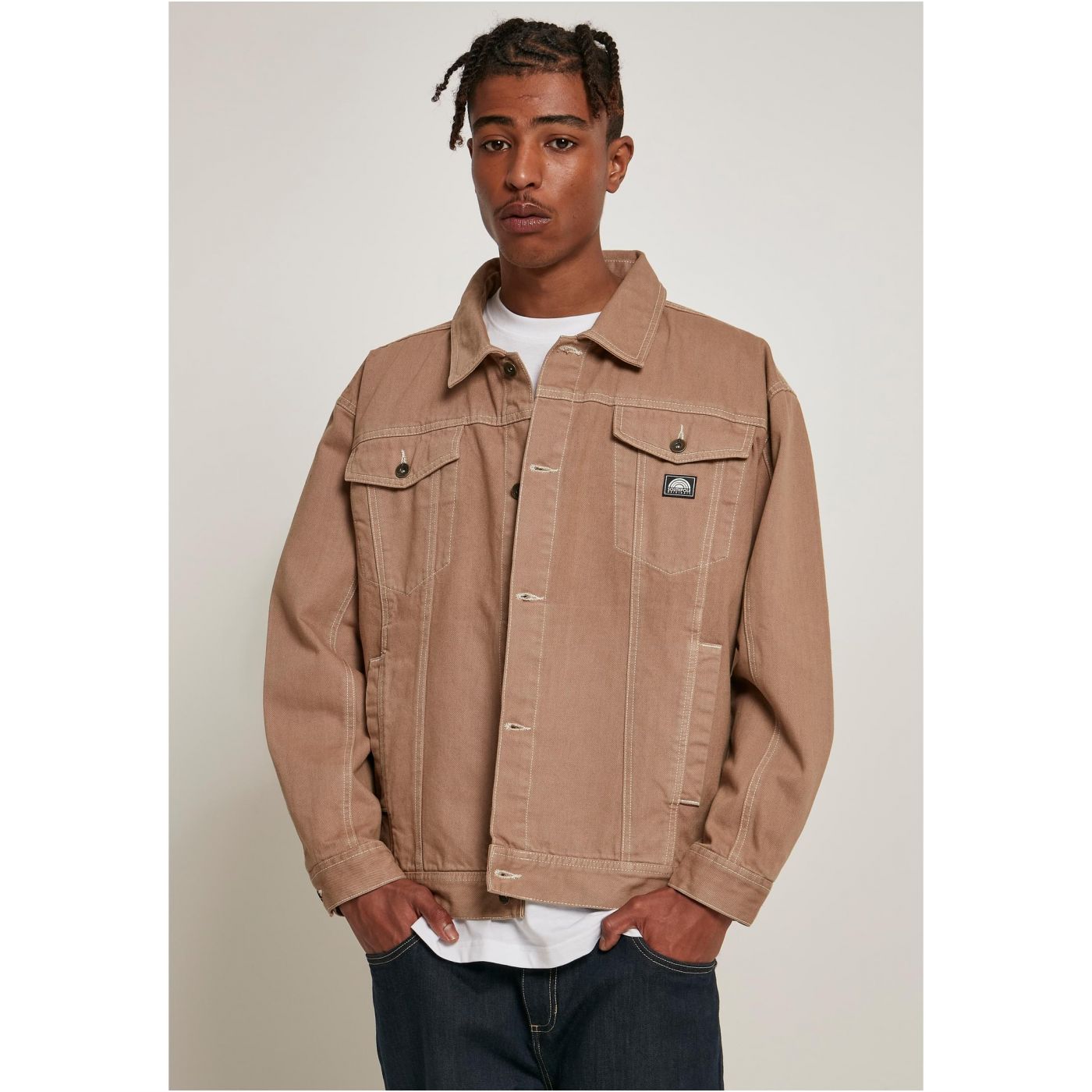 Levně Southpole Script Cotton Jacket warmsand