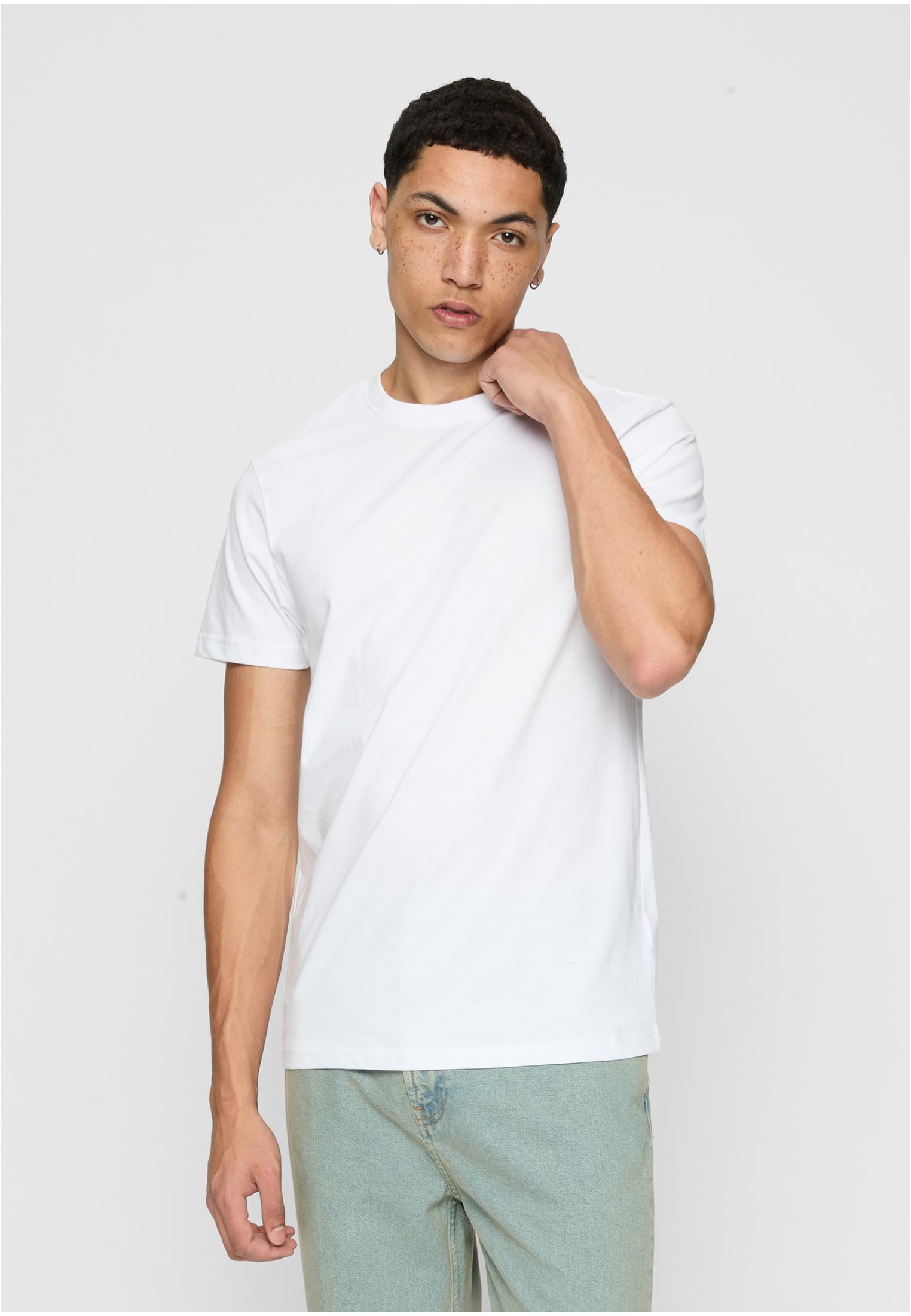 Basic T-shirt 6-pack Wht/wht/wht/blk/blk/gry