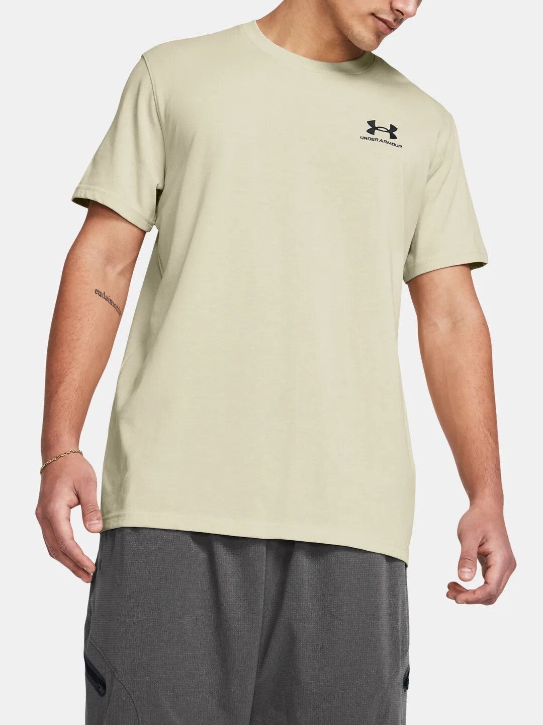 Men's T-shirt Under Armour UA M LOGO EMB HEAVYWEIGHT SS