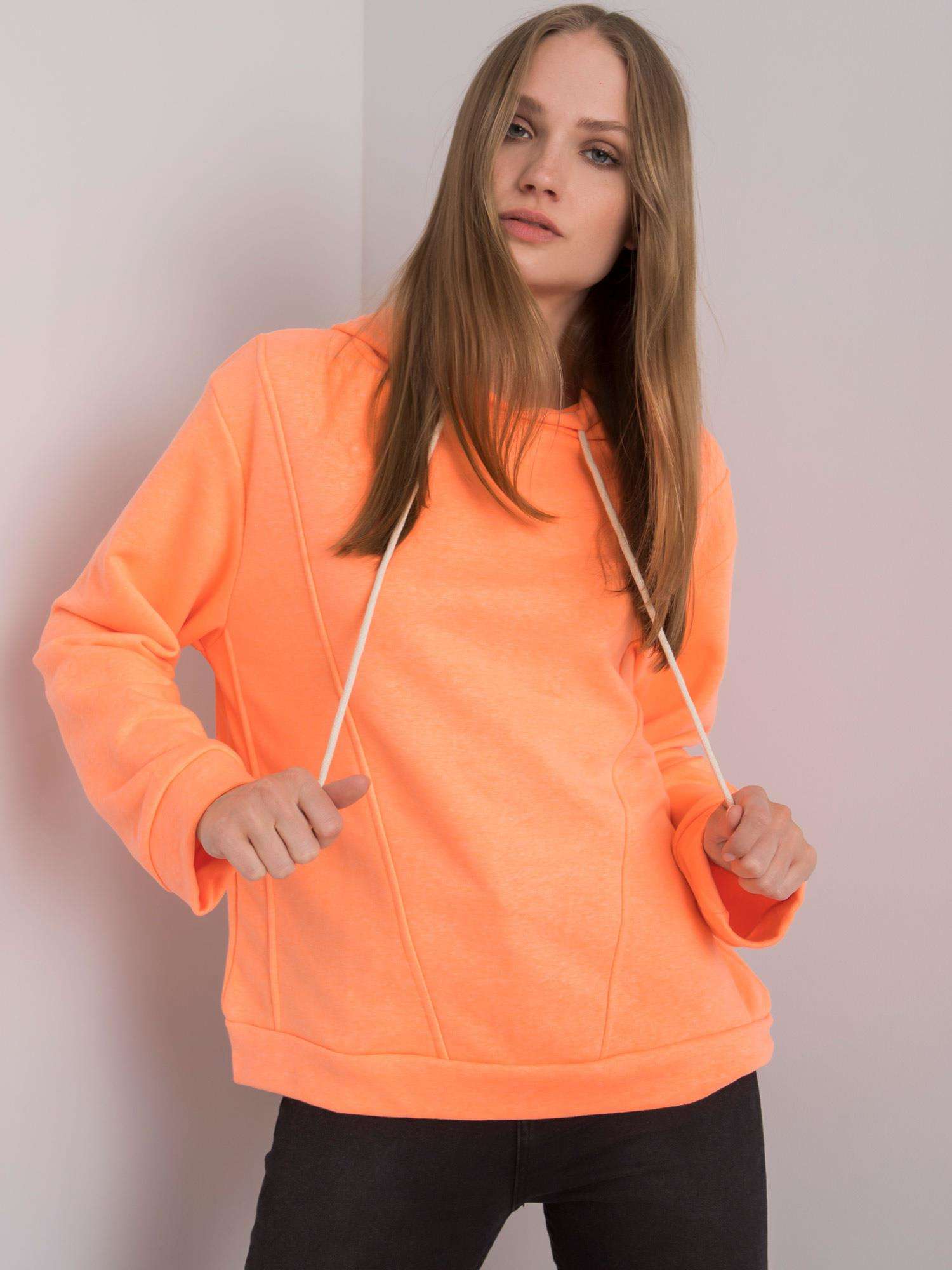 Fluo Orange Hoodie By Ema