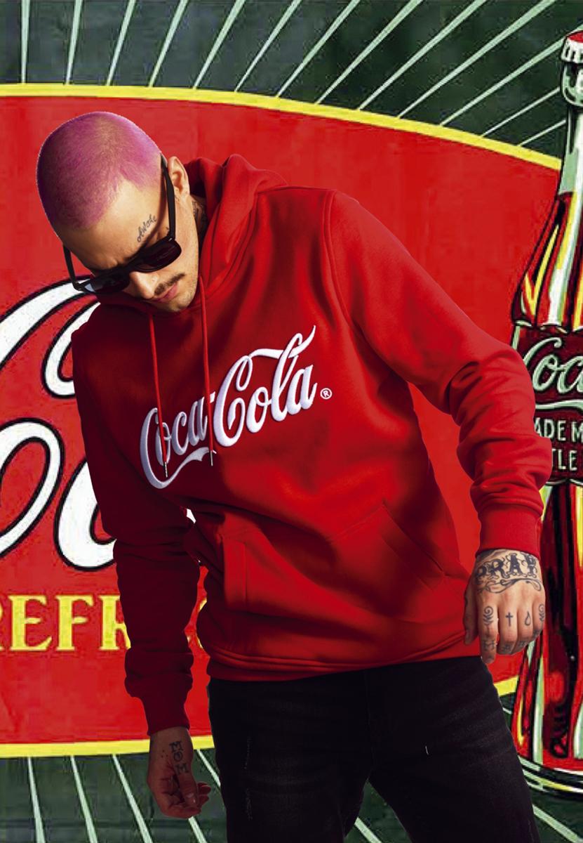 Coca Cola Classic Hoody red