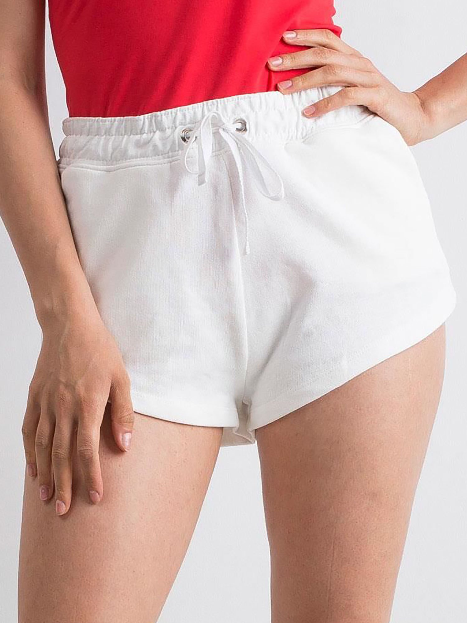 Cotton shorts Ecru