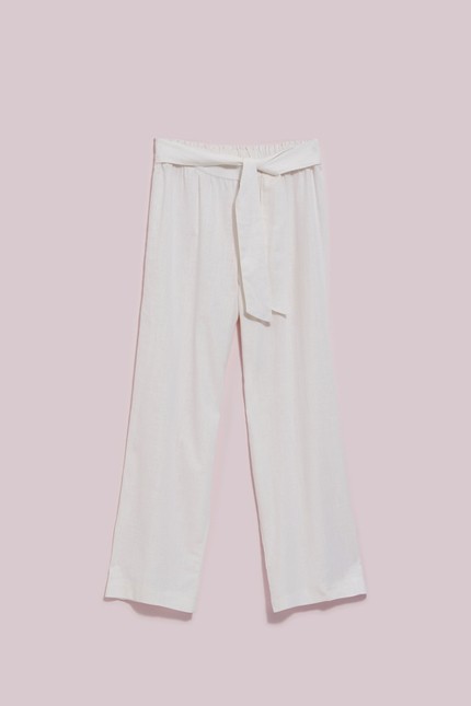 Marisse Women's Trousers L-Sp-4028 White