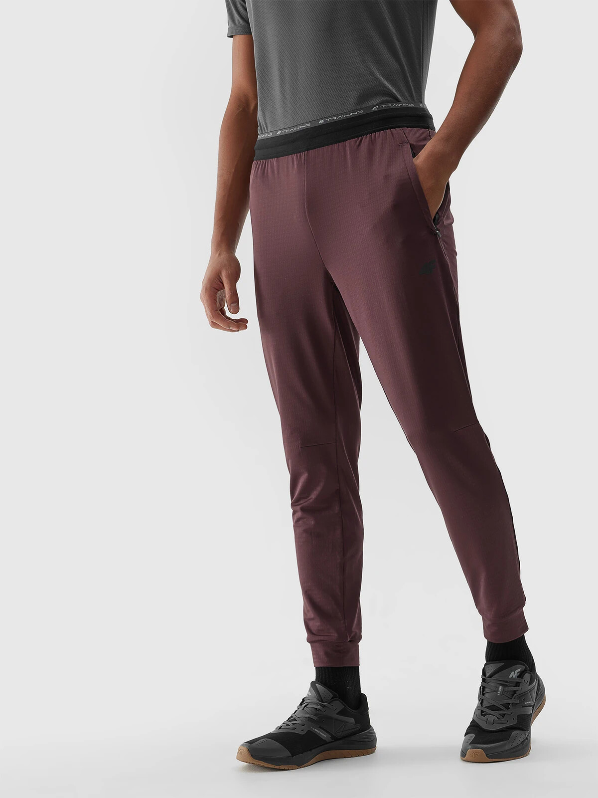 Men&#039;s 4F Quick Dry Sports Pants - Brown