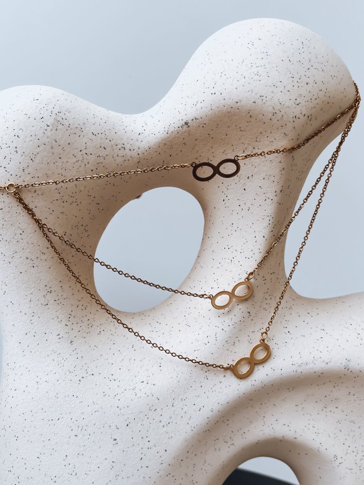Necklace INFINITY gold Dstreet