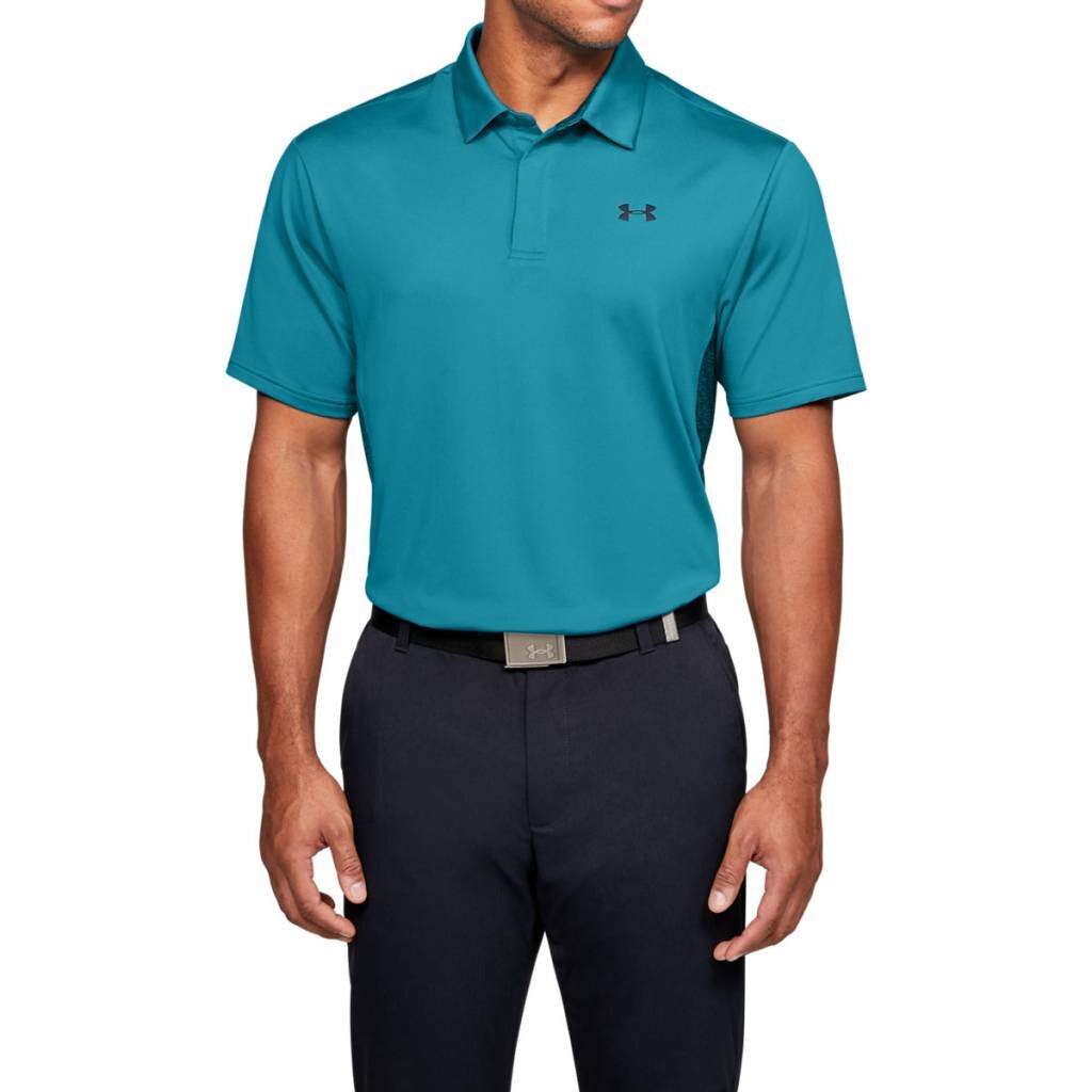 Men's Under Armour Playoff Blocked Polo Collar T-shirt