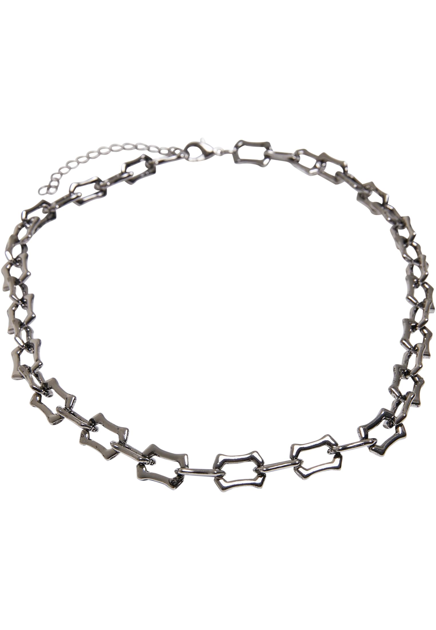 Levně Řetízkový náhrdelník - stříbrné barvy