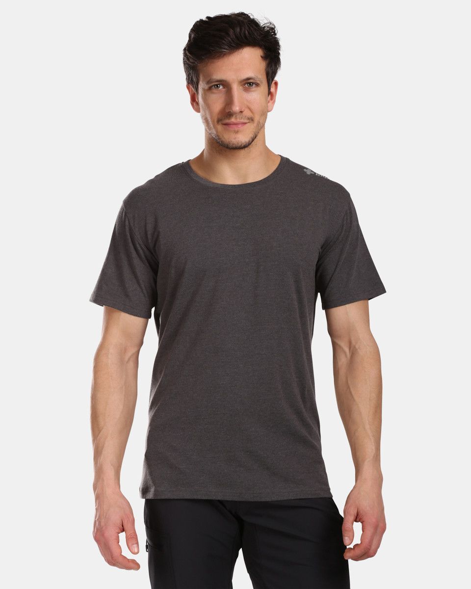 Pánské bavlněné tričko Kilpi PROMO-M Světle šedá