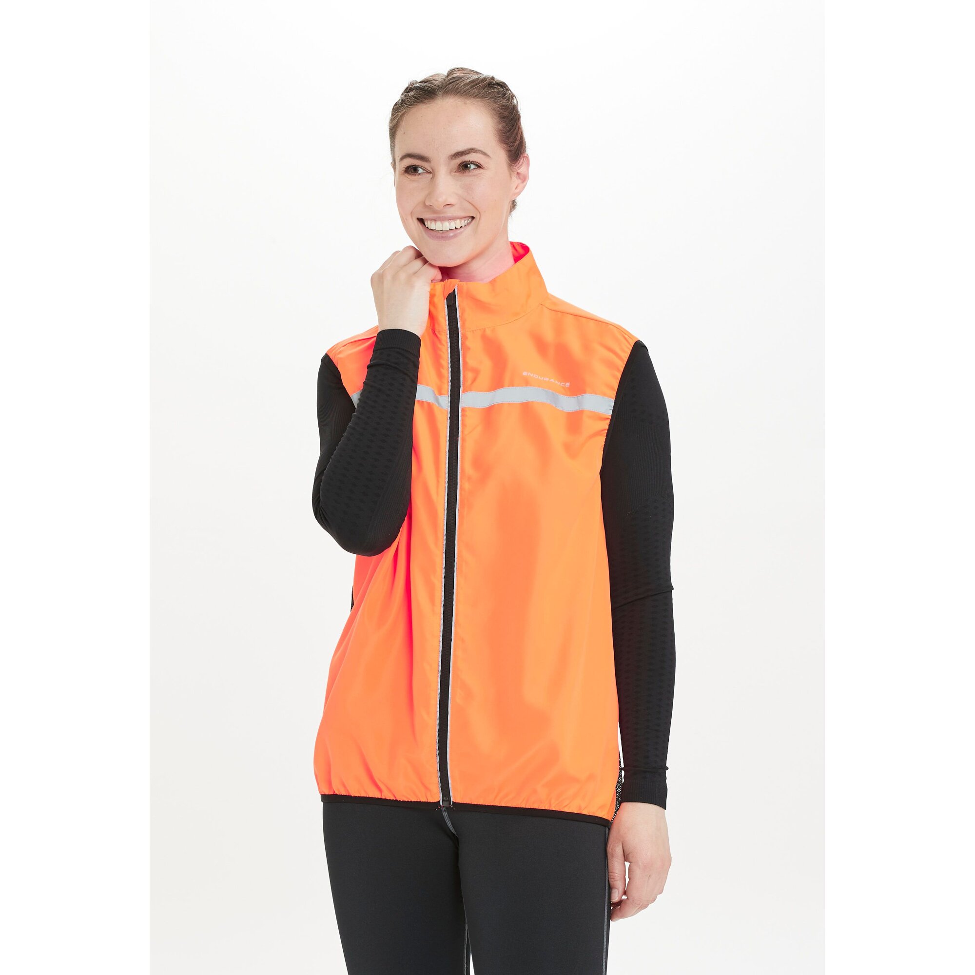 Běžecká reflexní vesta Endurance Sindry Unisex Light The Night Vest