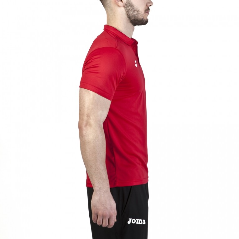 Men's polo shirt Joma Polo Shirt Hobby S/S Red