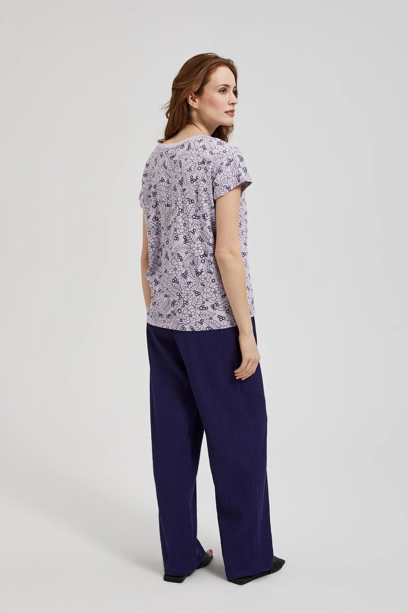 Women's T-shirt MOODO - light purple