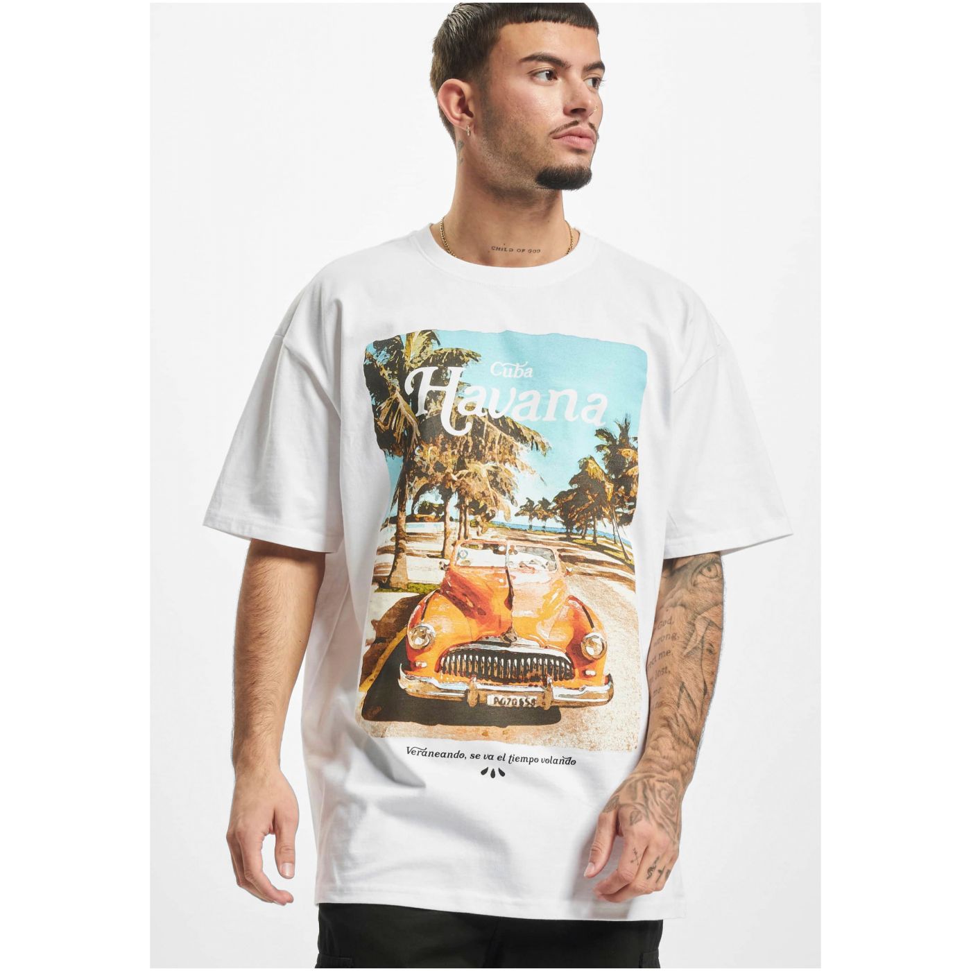 White Oversize T-shirt Havana Vibe