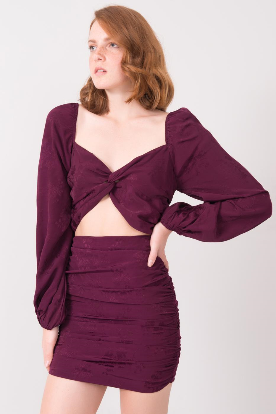 Rochie mini BSL Burgundy