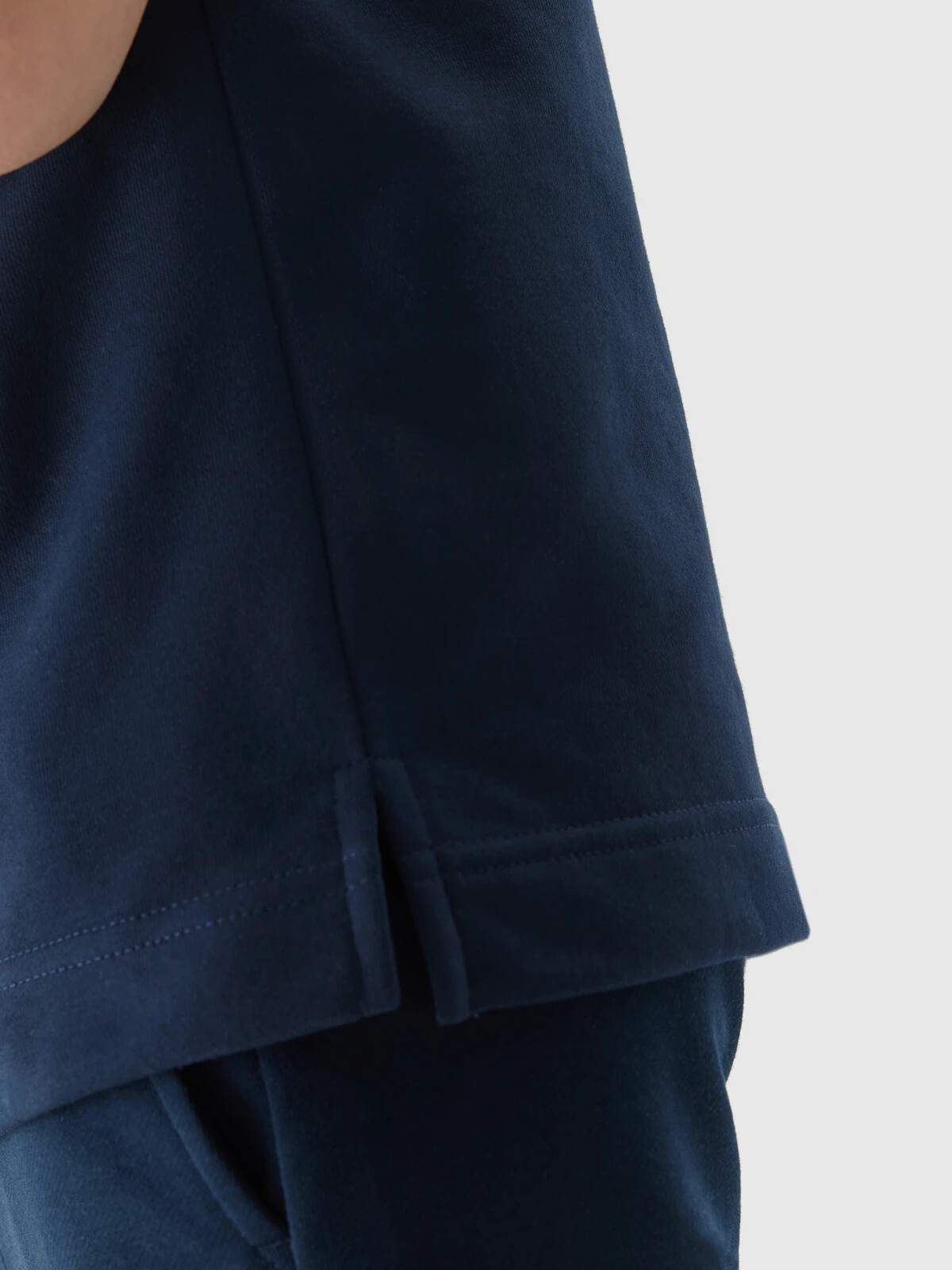 Boys&#039; 4F Hooded Sweatshirt - Dark Blue