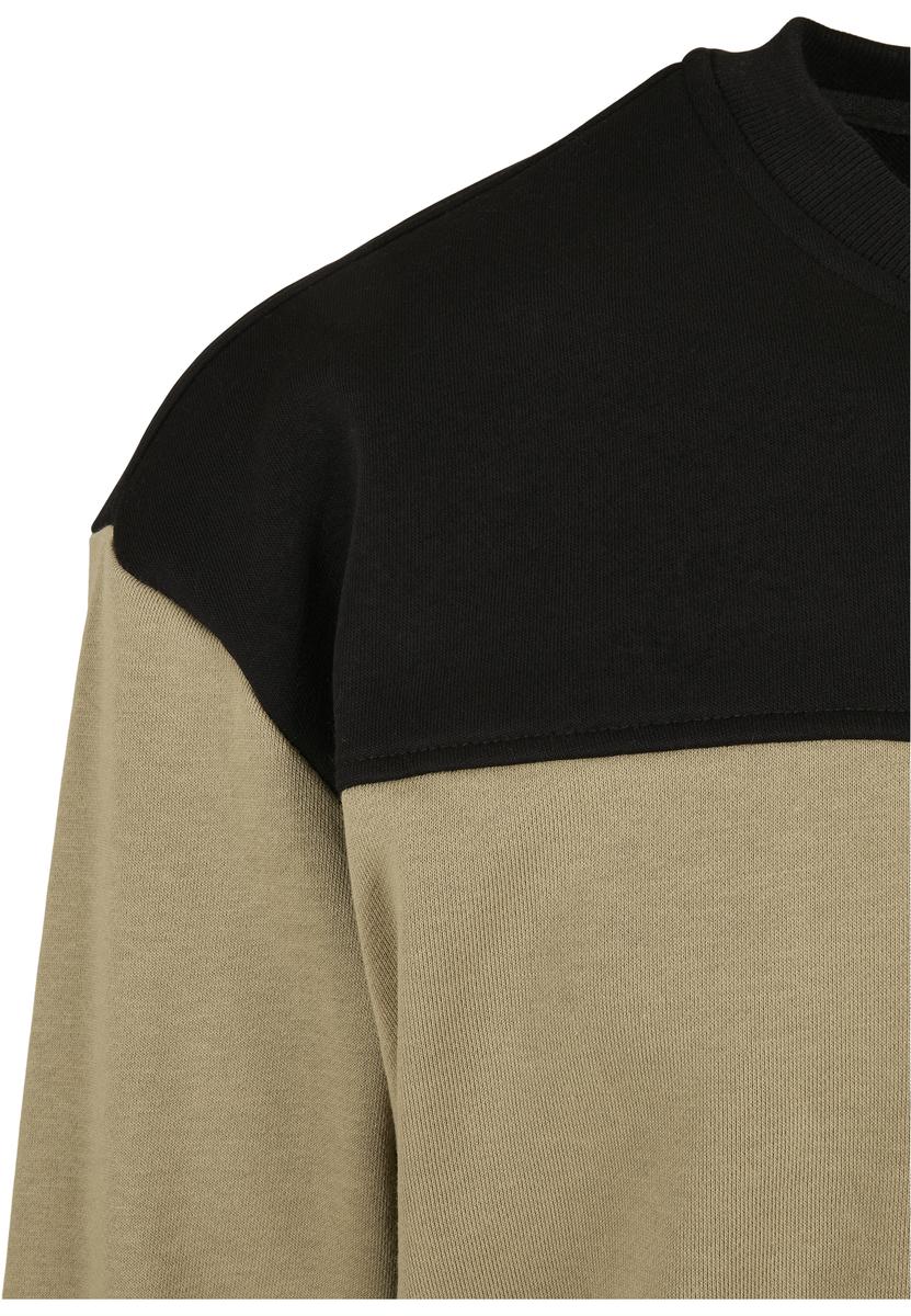 Upper Block Crewneck Kaki / negru