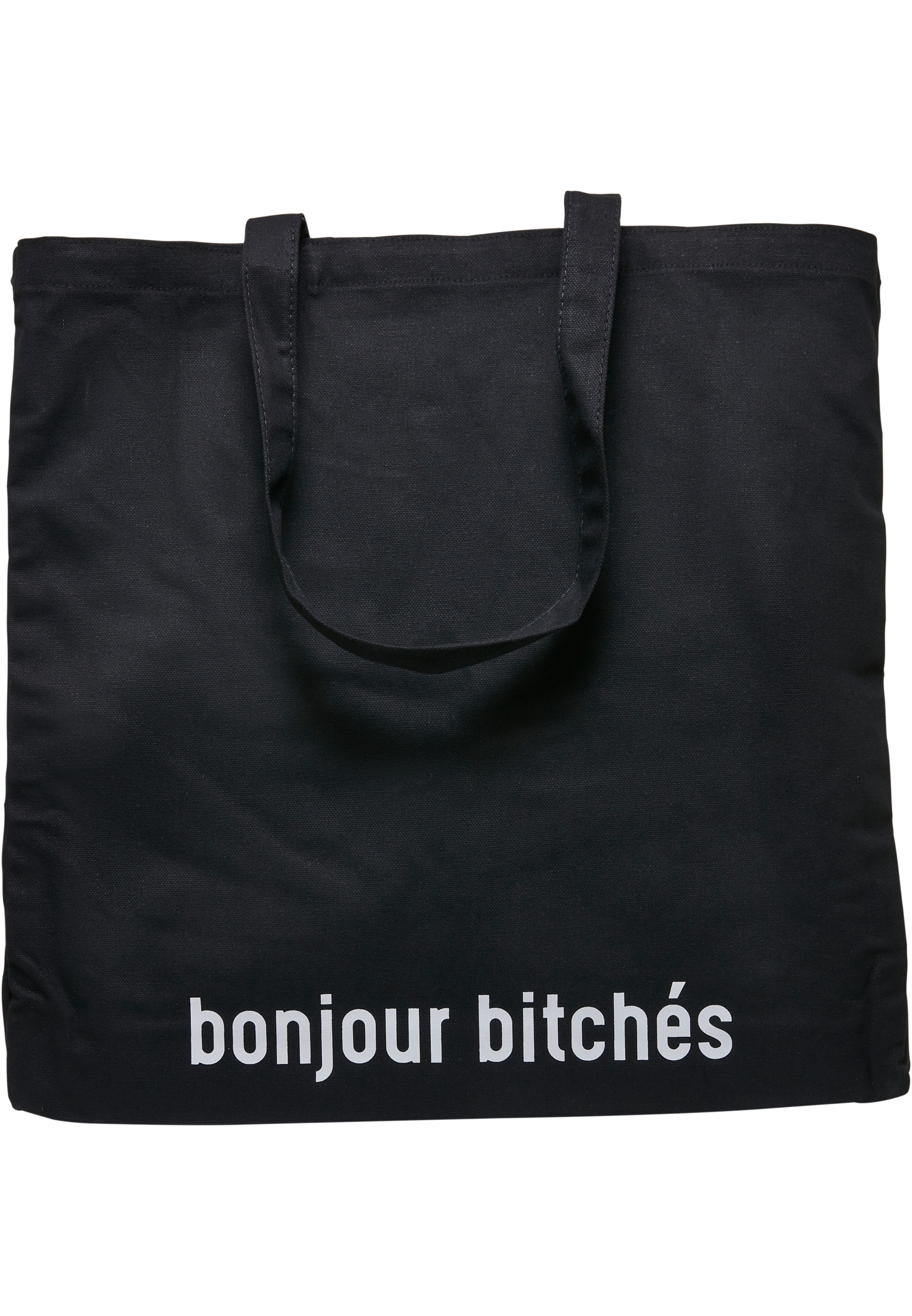 Levně Bonjour Bitches Oversize plátěná taška černá