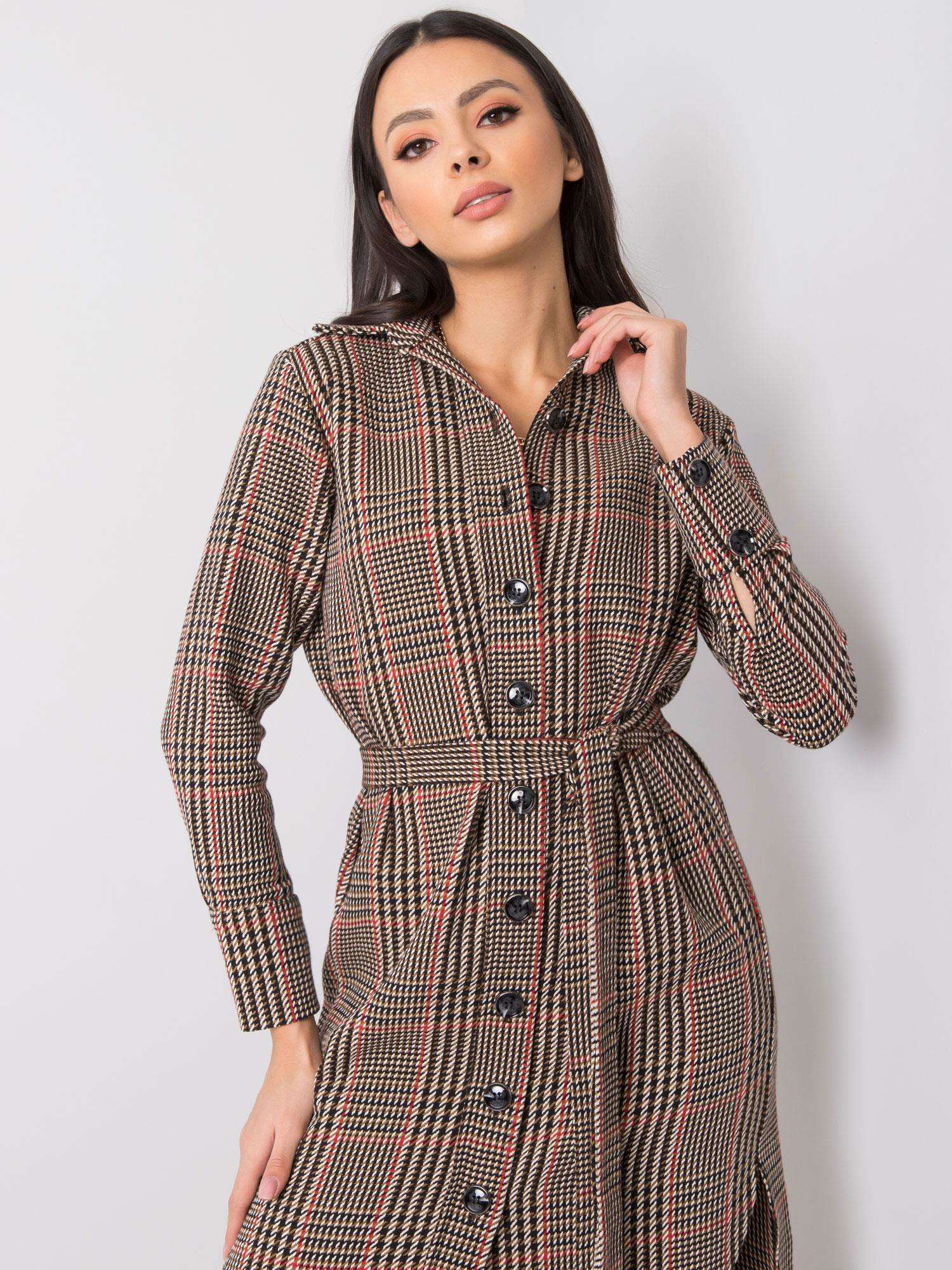 Rochie dama, Fashionhunters i523_LK-SK-508385.10brązowy