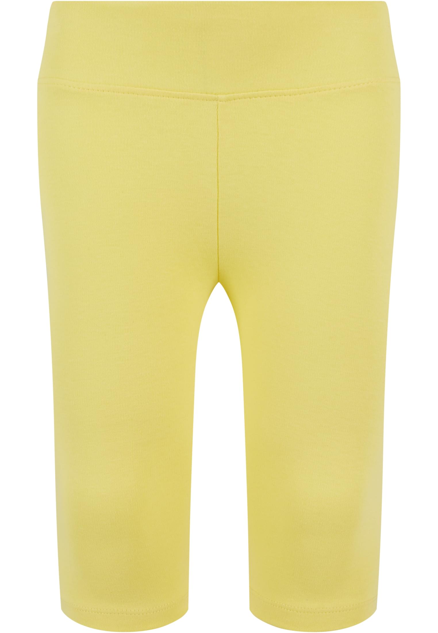 High-waisted Shorts For Girls - Yellow