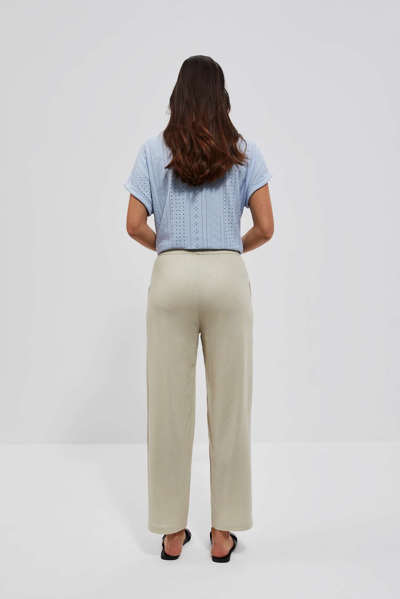 Marisse Women's Trousers L-Sp-4029 L.Beige