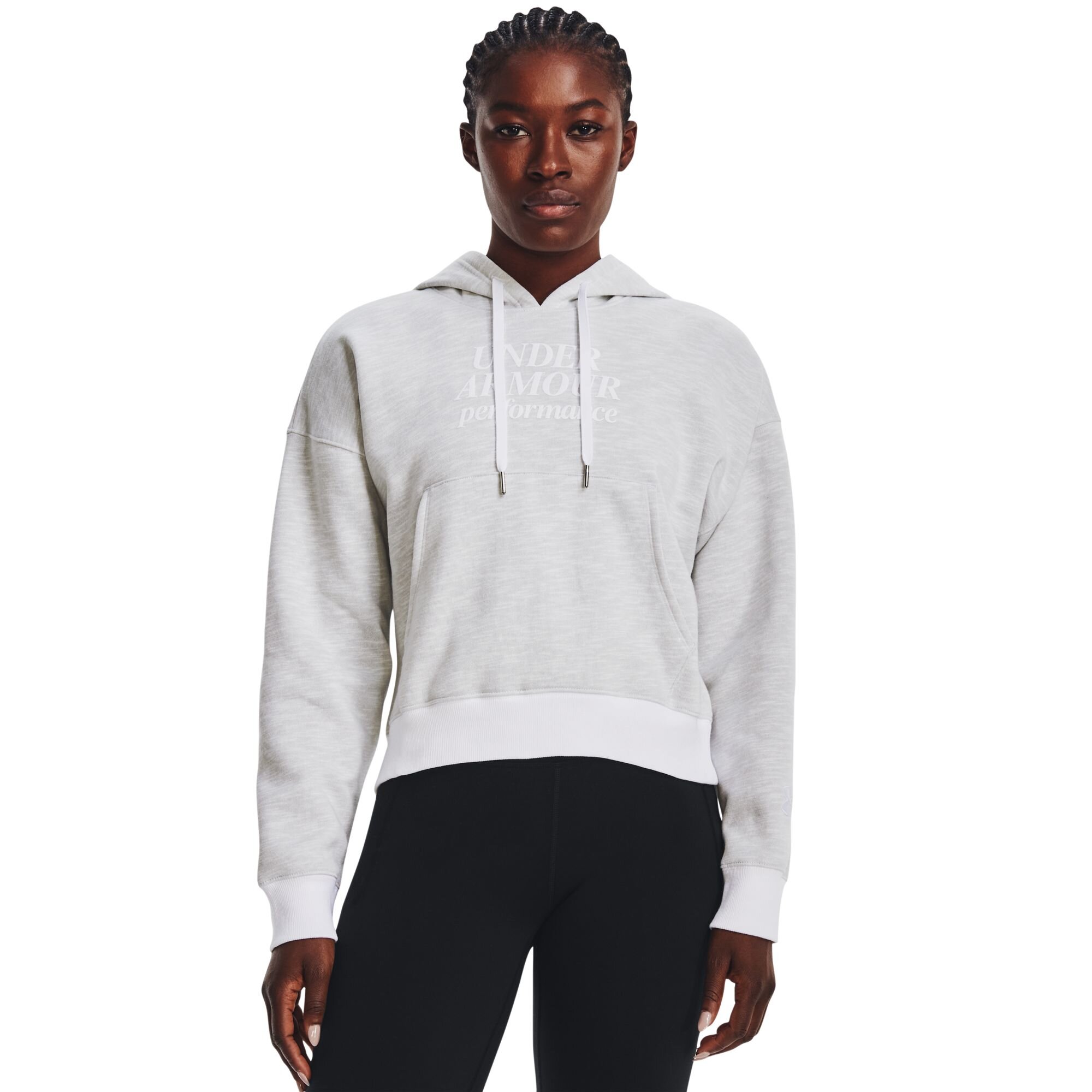 Womens cotton sweatshirt Under Armour Essential Script Hoodie