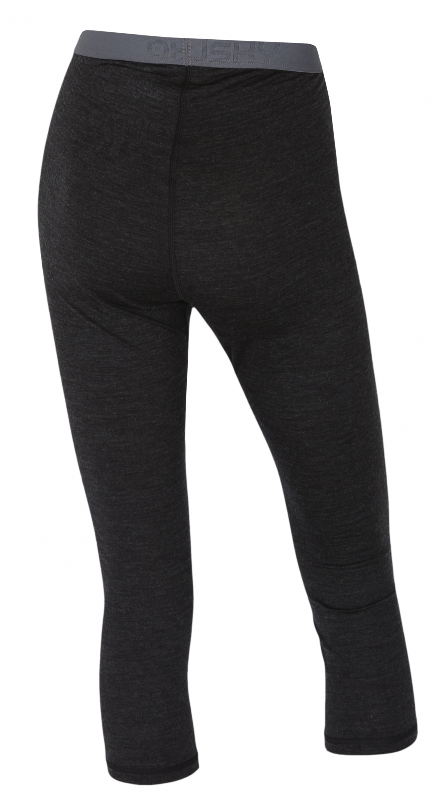 Women's 3/4 Thermal Pants HUSKY Merino Black