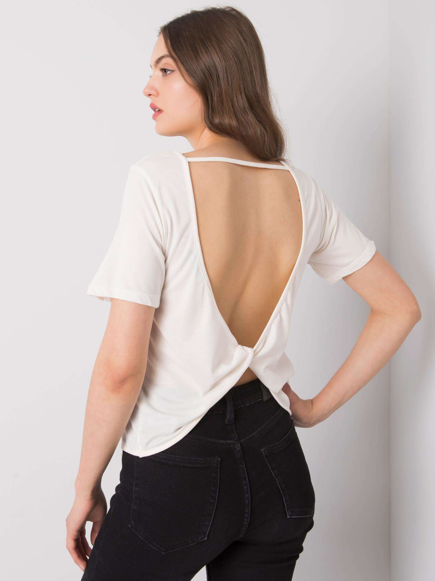 Bluza casual Ecru Giselle RUE PARIS