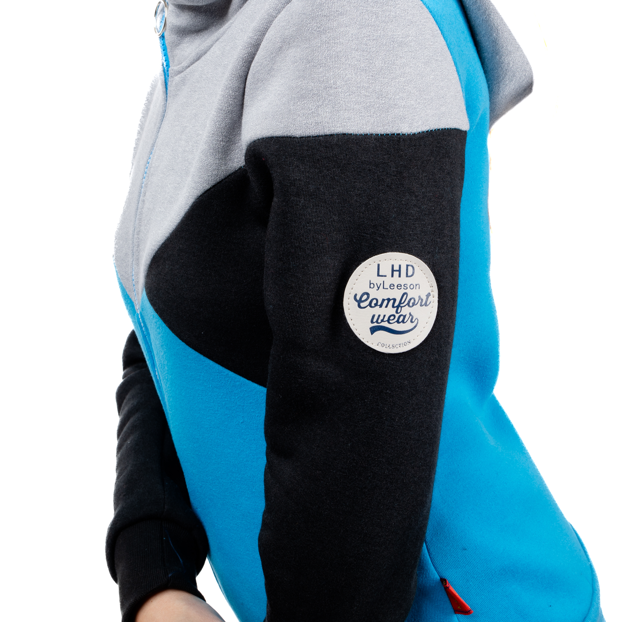Women&#039;s tracksuit GLANO - blue/light gray