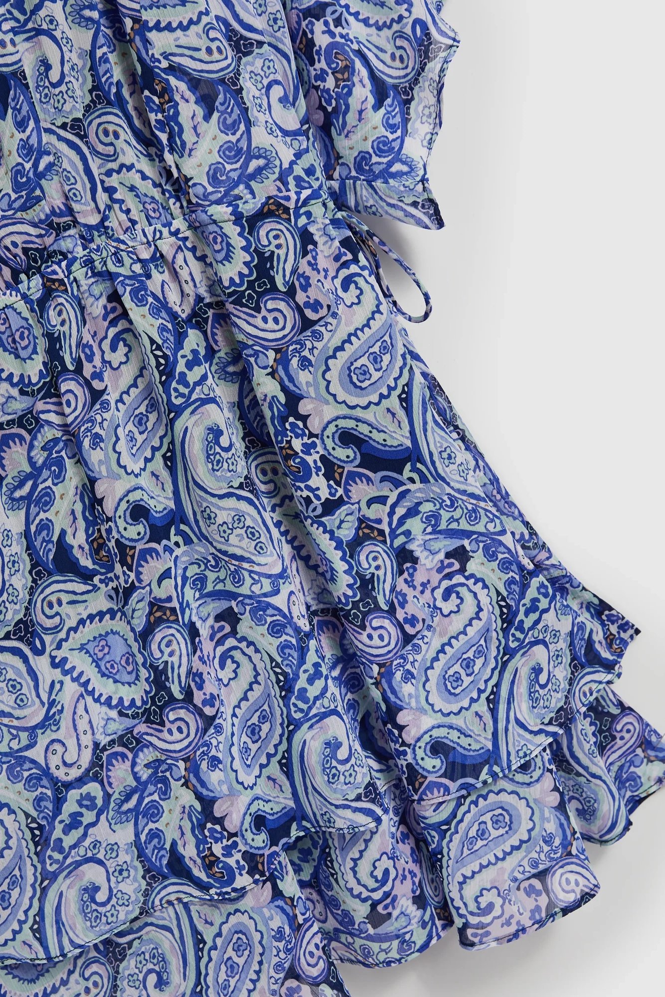 Women's patterned dress MOODO - navy