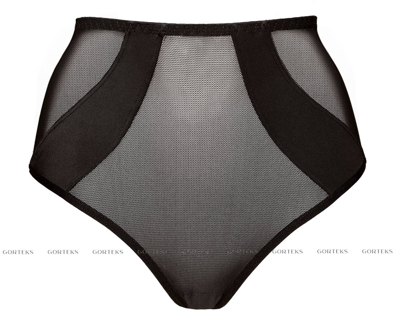 Gorteks Valentina mesh high waist panty blac